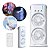Mini Ventilador Duplo C/ Umidificador e LED - 82249 - Imagem 1