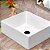 Cuba De Sobrepor Quadrada P/ Lavabo Pia Branca 38cm - 81921 - Imagem 1