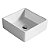 Cuba De Sobrepor Quadrada P/ Lavabo Pia Branca 38cm - 81921 - Imagem 2