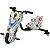 Triciclo Hoverboard Elétrico 8 polegadas Drift 250w 11kmh BRANCO COM FLORES - 81926 - Imagem 1
