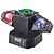 Mini Moving Head 50W 3 em 1 Strobo DMX + Controle - 81294 - Imagem 1