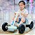 Carrinho Elétrico Kart Infantil Recarregável 220v Verde - 82005 - Imagem 4