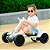 Carrinho Elétrico Kart Infantil Recarregável 220v Vermelho - 82005 - Imagem 6