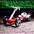 Carrinho Elétrico Kart Infantil Recarregável 220v Vermelho - 82005 - Imagem 10