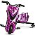 Triciclo Elétrico 8 polegadas Drift 350w Frente em V Galaxia Rosa - 82900 - Imagem 1