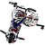 Triciclo Elétrico 8 polegadas Drift 350w Frente em V Caveira - 82900 - Imagem 1