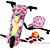 Triciclo Elétrico 8 polegadas Drift 250w Led Com Kit Proteção Rosa Com Borboletas - 81330 - Imagem 1