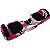 Skate Elétrico Hoverboard Original 6,5" Led com Alça Rosa Camuflado - 86900 - Imagem 2