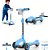 Patinete Elétrico 3 Rodas Dobrável 60w Com Luz Led Infantil - 81986 - Imagem 1