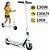 Patinete Elétrico Infantil 130W Dobrável 6' Polegadas com Luzes Led - 81985 - Imagem 2