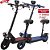 Patinete Scooter Elétrico 500W Off Road Com Banco Vermelho - 81414 - Imagem 2