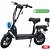 Patinete Bike Elétrica 800w C/ Assento Duplo Autonomia de 45km e 150Kg - 81418 - Imagem 4