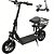 Patinete Elétrico 800W Scooter C/ Assento Amortecedores 35km/h - 81416 - Imagem 7