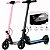 Patinete Elétrico 130w Dobrável 6,5 Polegadas Com Led 70Kg Azul - 81928 - Imagem 2