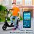 Patinete Elétrico Infantil 350w C/ Rodinha Cesta Bluetooth Preto - 81349 - Imagem 6
