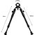 Bipod Ajustavel Bipé Tático Abs Retrátil Alumínio 215-250mm - 82499 - Imagem 5