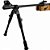 Bipod Ajustavel Bipé Tático Abs Retrátil Alumínio 215-250mm - 82499 - Imagem 2