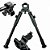Bipod Ajustavel Bipé Tático Abs Retrátil Alumínio 215-250mm - 82499 - Imagem 1