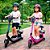 Patinete Elétrico Infantil 350w C/ Bluetooth LED e Rodinha Azul -81916 - Imagem 3