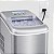 Máquina de Gelo Turbo Ice Premium Inox Automática Faz Gelo Rápido 110V - 12Kg Por Dia - Imagem 4