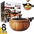 Panela de Micro Pressão Viccoli 8L Antiaderente Cozinha Indução e Gás Abóbora - 82469 - Imagem 1
