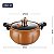 Panela de Micro Pressão Viccoli 8L Antiaderente Cozinha Indução e Gás Abóbora - 82469 - Imagem 8
