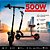 Patinete Elétrico Scooter com Banco Assento 500W Até 150Kg Preto - 81414 - Imagem 4
