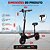 Patinete Elétrico Scooter com Banco Assento 500W Até 150Kg Preto - 81414 - Imagem 6