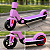 Patinete Elétrico 130W 24V 16km/h Dobrável Rosa - 82923 - Imagem 8