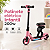 Patinete Elétrico 200w Com Banco Dobrável Led 21,6v 16km/h Rosa - 82929 - Imagem 15