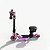 Patinete Elétrico 200w Com Banco Dobrável Led 21,6v 16km/h Rosa - 82929 - Imagem 4