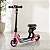 Patinete Elétrico 200w Com Banco Dobrável Led 21,6v 16km/h Rosa - 82929 - Imagem 5