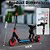 Patinete Elétrico 200w Com Banco Dobrável Led 21,6v 16km/h Preto - 82929 - Imagem 11