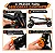 PATINETE ELÉTRICO COM AMORTECEDOR OFF-ROAD 800W Dobrável Laranja - 82049 - Imagem 6