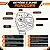 PATINETE ELÉTRICO COM AMORTECEDOR OFF-ROAD 800W Dobrável Laranja - 82049 - Imagem 8