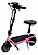 Patinete Elétrico 350w Dobrável Com Banco E Suspensão Rosa - 82918 - Imagem 1