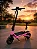 Patinete Elétrico 350w Dobrável Com Banco E Suspensão Rosa - 82918 - Imagem 2