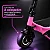 Patinete Elétrico 350w Dobrável Com Banco E Suspensão Rosa - 82918 - Imagem 5