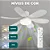 Lampada LED 100w Com Ventilador + Controle - 84547 - Imagem 1