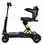 Scooter Motorizada 120kg Cadeira Elétrica Dobrável Idoso Preto - 82976 - Imagem 4