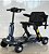Scooter Motorizada 120kg Cadeira Elétrica Dobrável Idoso Cinza - 82976 - Imagem 4
