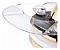 Ventilador Teto 300W Retrátil Luz Led Brilho Ajustável 6 Velocidades Dourado - 81138 - Imagem 4