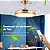 Ventilador Teto 300W Retrátil Luz Led Brilho Ajustável 6 Velocidades Dourado - 81138 - Imagem 5