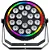 Canhão De Luz Refletor 18 Leds Borda Iluminação Dmx Festa - 82988 - Imagem 1