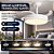 Ventilador Teto Retrátil 300W Luz Led Brilho Ajustável 6 Velocidades Branco - 81138 - Imagem 4