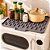 Tapete Escorredor De Louça Silicone Flexível Dobrável 40x30CM - 84310 - Imagem 3