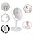 Espelho Circular para Camarim e Maquiagem Com Led e Ventilador - Branco - 82772 - Imagem 1