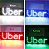 Placa Luminosa - Uber - Azul - 83000 - Imagem 1