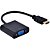 Conversor de Hdmi Para Vga Com Saida De Audio Mxt - Preto - 81657 - Imagem 1