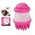 Escova de Silicone com Recipiente para Shampoo - Banho em Pets - Rosa - 82464-2 - Imagem 1